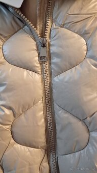 Dámská zimní bunda, velikost XXL, barva: béžová - 6
