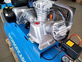 Vzduchový kompresor 200L, 500l/min, 230V/380V - 6