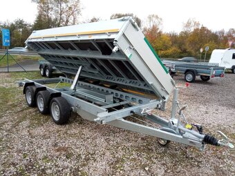 Přívěs Eduard 3-straný sklápěč 4018 3500kg, 3 nápr - 6