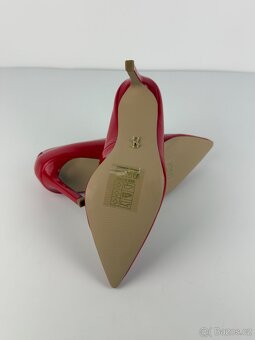 Steve Madden dámské elegantní boty na podpatku červené 36 - 6