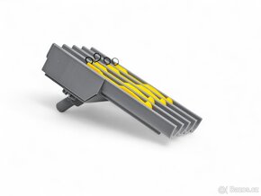 Raketomet pro retro igra transporter 3d tisk - 6