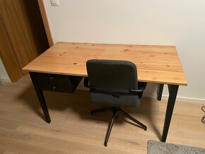 Psací stůl a židle Ikea - 6