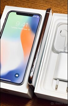 iPhone X Silver BATERIE 100% TOP - 6