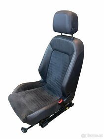 Sedačky hněda kůže alcantara VW Passat B8 r.v. 2016 - 6