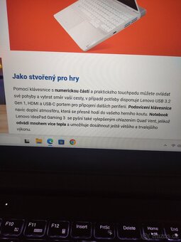 Predám herní notebook lenovo - 6