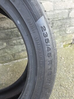 4x letni pneu 235/45/18, Pirelli, Continental - 6
