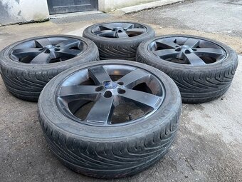 ALU disky Ford černé 5x108 R17 s letními pneu 225/45 R17 - 6