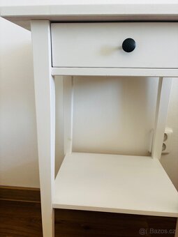 Noční stolek IKEA Hemnes bílý - 6