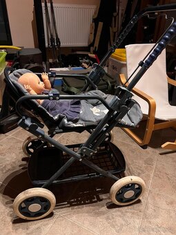 kočárek hole Baby Anabel + panenka + kočárek hluboký - 6