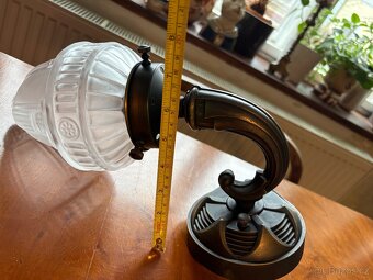 Dvě staré nástěnné lampy - 6