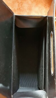 Kožený kufřík černý - 6