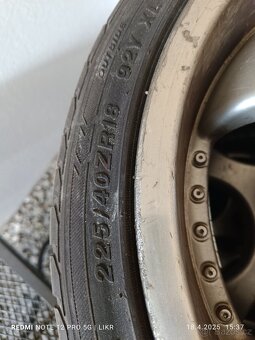 Sada Alu kol s pneu na BMW - 6