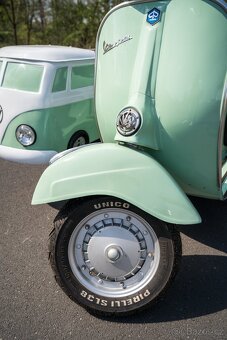 Veterán Piaggio Vespa Scooter VW sidecar (1977) - 6