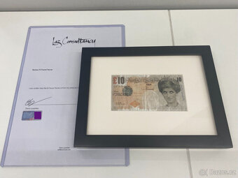 Banksy Di-Faced Tenner, COA Galerie Stevea Lazaridese - 6
