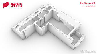 Byt 2+kk s terasou v domě po celkové rekonstrukci – Hartigov - 6