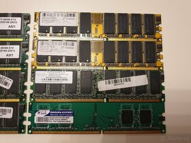 Paměti DDR3 4GB DDR2 2GB - 256MB + DDR1 512MB - 256MB - 6