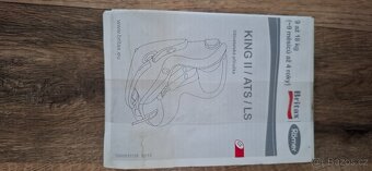 Autosedačka Britax Römer KING II, 9-18 kg, 9 měsíců - 4 roky - 6