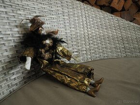 Porcelánové panenky - dvojice "Benátský karneval" - 6
