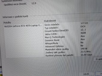 Herní notebook HP OMEN 17 z rtx 4070 a i7 13700HX - 6