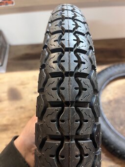 Jawa 550 brzdový štít, pneu na pio 21,23 - 6