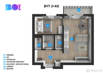 Prodej bytu 2+kk, ul. Dukelská, Třinec - 6