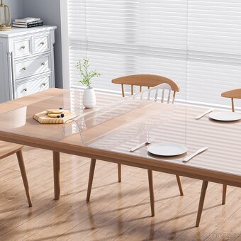 Měkčené PVC / transparetní ochranný PVC pás / ubrus - 6