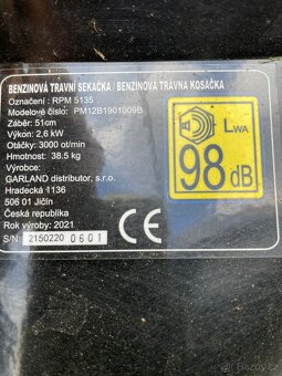 Benzínová sekačka Riwall s pojezdem - 6