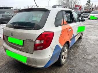Škoda Fabia II 2 1.6 TDi 55 kw CAY bílá na díly - 6