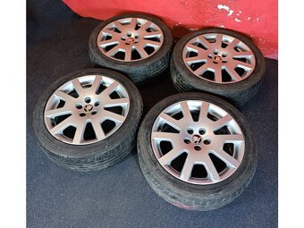 ALU disky Škoda 5x100 R16 s letními pneu 205/45 R16 - 6