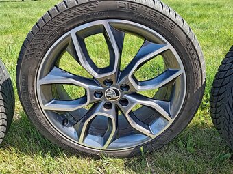 Originál ALU kola Škoda Scala Kamiq R18 + zimní pneu - 6