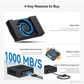 TRIGKEY Mini PC, Intel Alder Lake N100 - 6