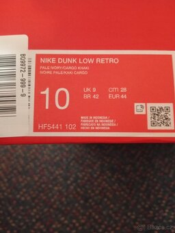 ORIGINÁLNÍ BOTY NIKE DUNK LOW RETRO 44 - 6