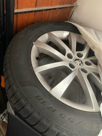 Alu kola - komplet zimní - R18 Škoda Kodiaq + pneu. Pirelli - 6