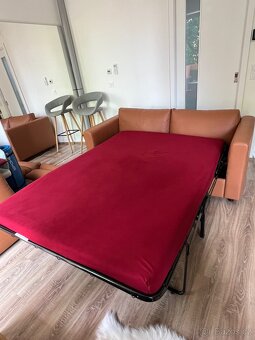 Kožená Sedačka VIMLE z IKEY 190cm, 2místná rozkládací - 6