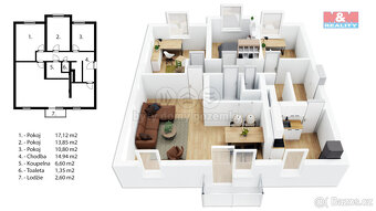 Prodej bytu 4+kk, 108 m², Čelákovice, ul. Volmanova - 6