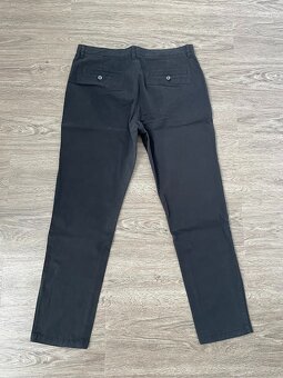 Pánské společenské kalhoty 2ks (modré, černé) vel. 36/32 - 6