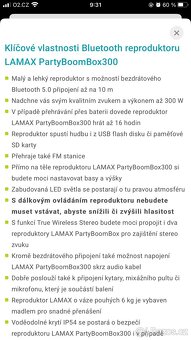 Reproduktor LAMAX PartyBoomBox 300 - 6