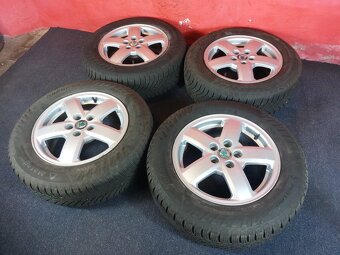 ALU disky Škoda 5x100 R15 se zimními pneu 195/65 R15 - 6