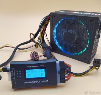 Prodám PC zdroj Evolveo RX500 RGB - 6