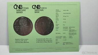 Stříbrná pamětní mince 500Kč 2013 Beno Blachut PROOF - 6