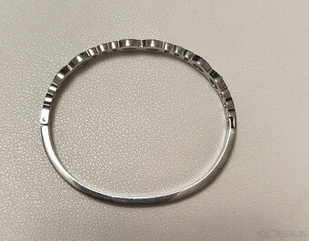 Souprava náramek + prstýnek z chirurgické oceli se zirkony - 6