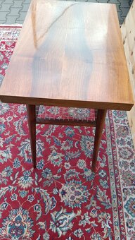 Retro stolky s výpletem pod vrchní deskou - 6