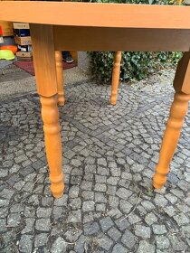 Dřevěný rozkládací stůl - 6