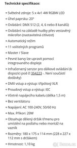 LED PAR RGBW 8KS - 6