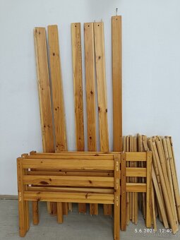 Patrová poschoďová postel z masivu, 200x90 cm - 6