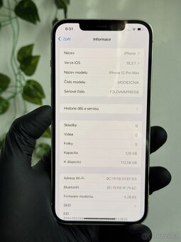 iPhone 12 Pro Max 128GB - 100% baterie - 6