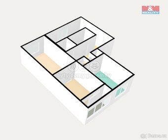 Prodej bytu 3+1, 71 m², Orlová, ul. 1. máje - 6