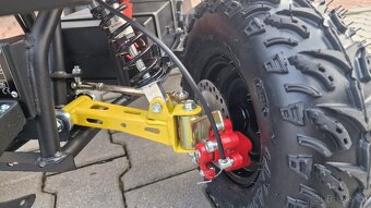 Dětská elektro čtyřkolka ATV Torino 1200W 48V graffiti žlutá - 6