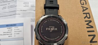 Garmin Fenix 7 sapphire solar titanium nové - 6