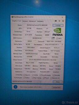 ASUS GTX 1060 6GB TURBO - 6